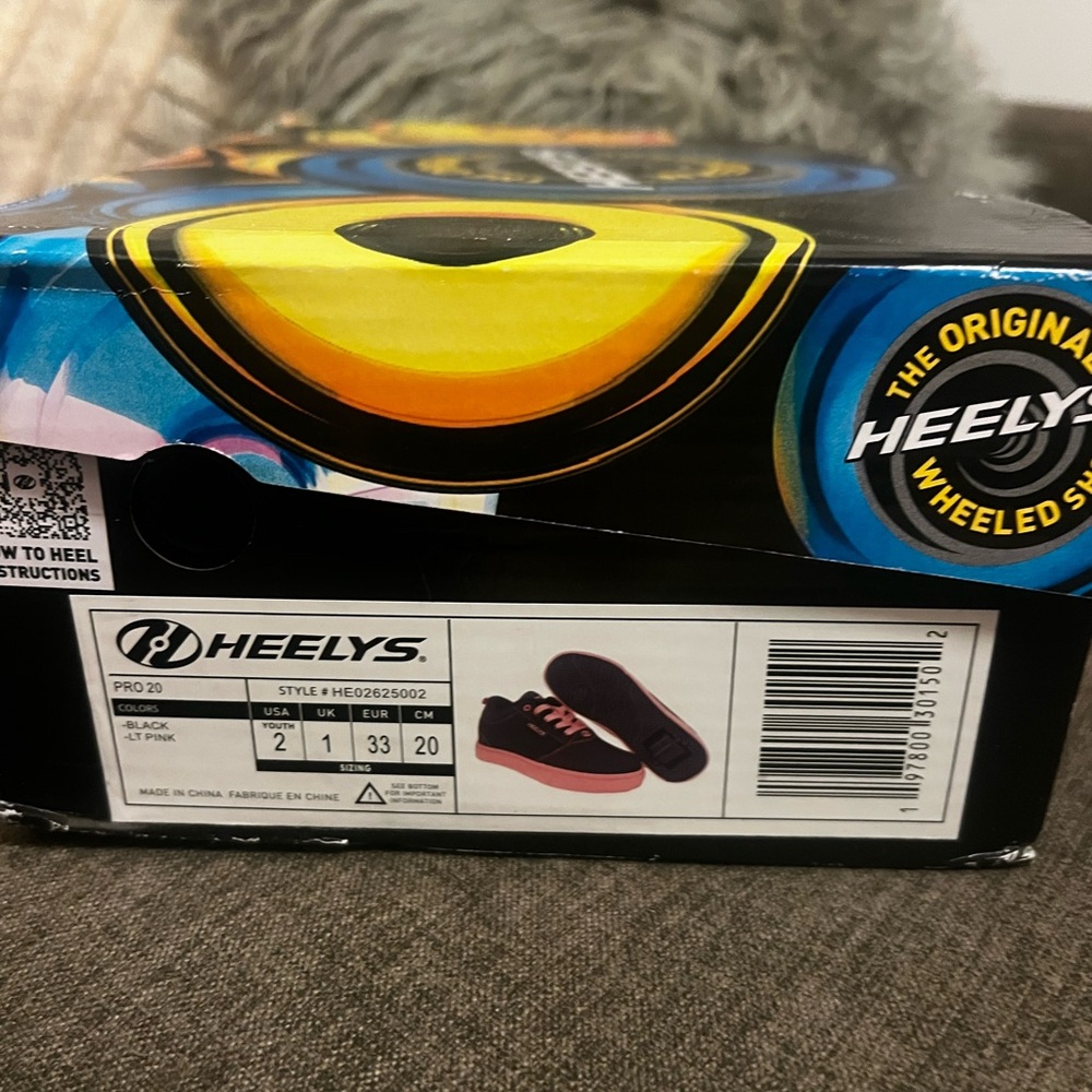 Heelys Kids Black and Pink Sneakers - Picture 7 of 7